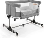 nordmiex 3 in 1 Baby Crib Bedside Crib,Baby Bassinet,Baby Bed Adjustable Portable Bed for Infant/Baby,Khaki